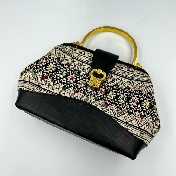 VINTAGE Boho Aztec Handbag - Picture 4 of 14